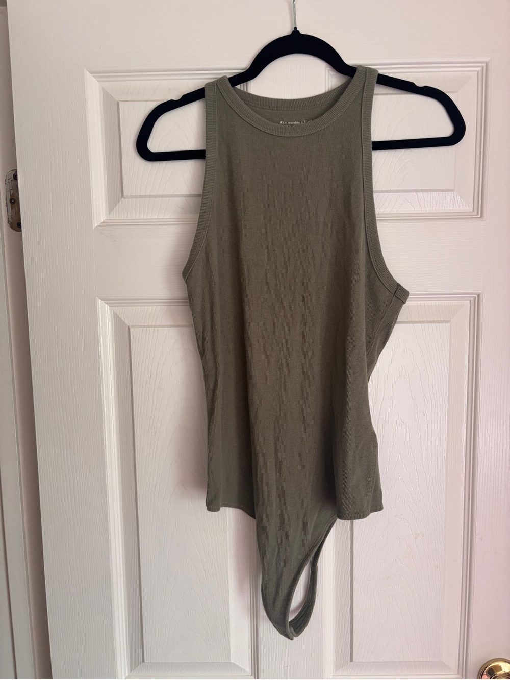Green high neck bodysuit